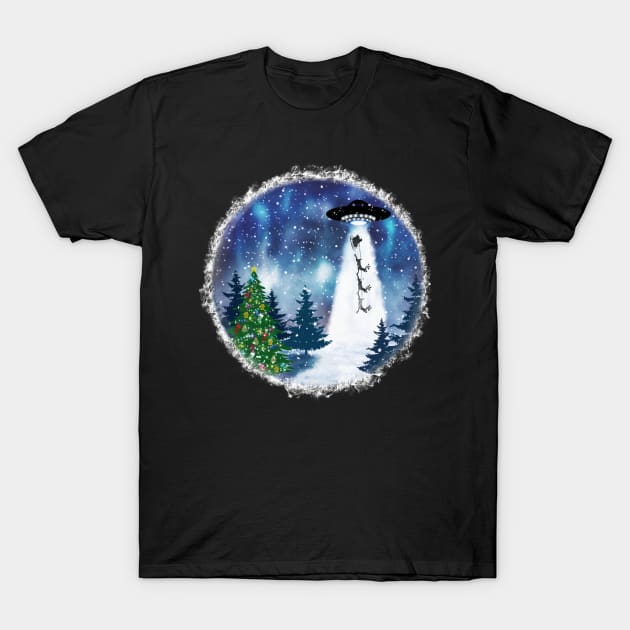 Out of this world Christmas T-Shirt by Anastasiya Malakhova